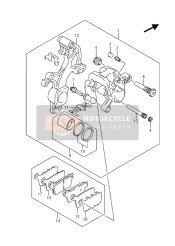 BREMSSATTEL HINTEN (GSX-R1000AUF)