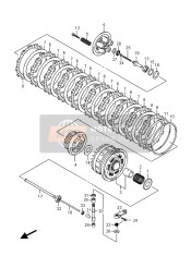 2312541G00, Spring,Clutch Release, Suzuki, 1