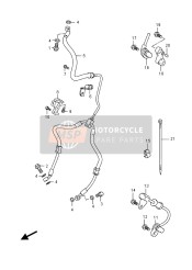 5948004K00, Hose, Front Brake, Suzuki, 0