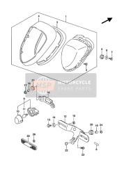 Lampe combinée arrière (VL800 E19)