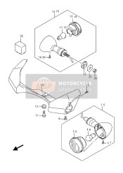 Indicatore di direzione lampada (VZR1800BZ E02)