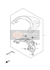 Zadelafdekking (Voor PGZ)(VZR1800BZ E02)