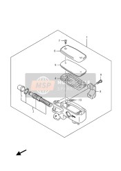 Hoofdremcilinder voor (VZR1800 E19)