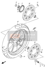 5484128K00, Keerring, Voorwiel Naaf, Suzuki, 0