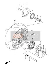 Rear Wheel (GSX1300RA E19)