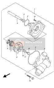 1740017K01, Pump Assy,Water, Suzuki, 0