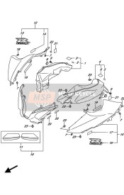 Tuyau d'admission d'air (GSX-R1000R(Z)