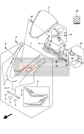 9463117K00, Screw,Windscreen Front, Suzuki, 1