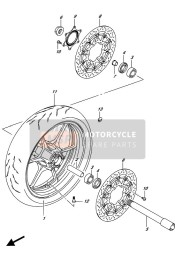 5411117K00YLY, Voorwiel, Suzuki, 0