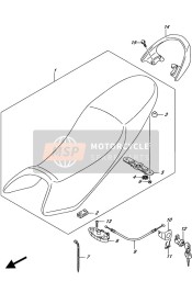 4528048HB0, Cable, Seat Lock, Suzuki, 1