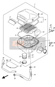 1385018K01, Tube,Breather, Suzuki, 0