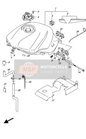 Benzinetank (YSF-YVZ-YWW)(SV650UA E19)