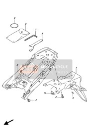 6311118K00, Achter Sp.Bord, Suzuki, 0