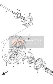 Ruota posteriore (SV650A E19)