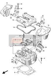 Cabeza de cilindro (Frente)(VZR1800 E19)