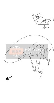 Parafango anteriore (VZR1800 E19)