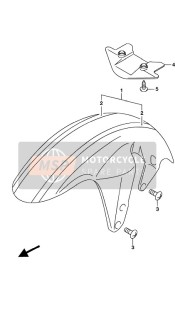 Parafango anteriore (Per BBD)(VZR1800BZ E02)