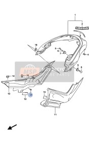 Rear Fender (For PGZ)(VZR1800BZ E02)