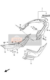 Achterspatbord (Voor PGZ)(VZR1800BZ E19)