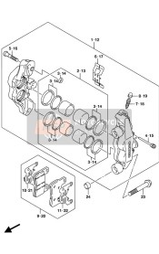 BREMSSATTEL VORNE (VZR1800BZ E02)