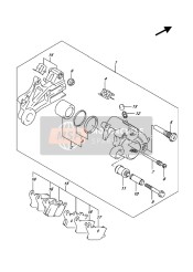 Bremssattel hinten