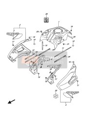 Couvercle du réservoir de carburant (DL1000XA)