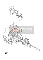 Roue arrière (GW250RAZ)