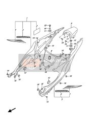 Frame afdekking (GSX-R1000RZA)