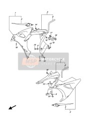 Side Cowling (GSX-R1000A)(YKV)