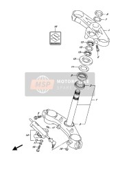 Vástago de dirección (GSX-R1000RA)