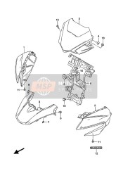 5181123KA0291, Housing, Headlamp Rh (Black), Suzuki, 2