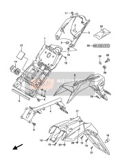 Parafango posteriore (GSX-S125MLX)