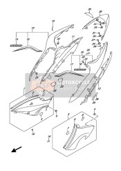 Frame afdekking (GSX-S1000YAUF) 2