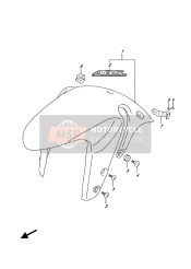 Garde-boue avant (GSX-S1000ZAUF1)