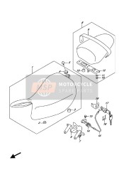 4512004K10, Bracket, Seat, Suzuki, 0