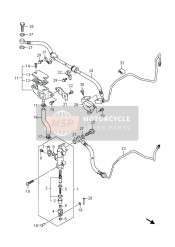 Hoofdremcilinder achter (GSX1300RA E19)