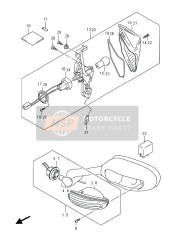 Indicatore di direzione lampada (GSX-R600)