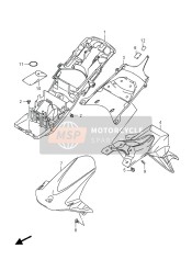 Achterspatbord (GSX-R600)