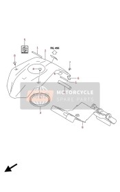 Fuel Tank Cover (DL1050RC)