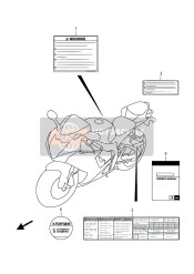 6833214J01, Label, Tire Information, Suzuki, 0