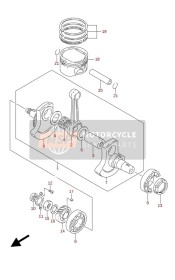 1214032E10, Jeu De Segments, Suzuki, 0