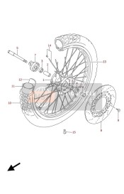 Roue avant