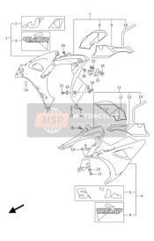 Side Cowling (2) (GSX-R1000A)