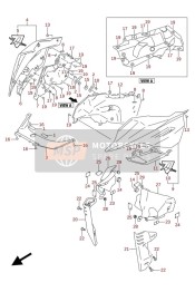 9467007L00YVB, Cover,Side,R(Black), Suzuki, 0