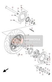Rear Wheel (DL1050UC,DL1050WC)