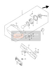 Lámpara de combinación trasera