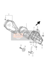 3412035F10, Speed & Tachometer Assy (Mil, Suzuki, 0