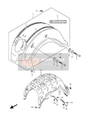 Parafango posteriore (VL800CUE E19)