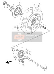 Roue arrière