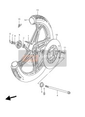 Roue avant